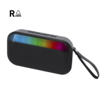 Colunas com pega de transporte e luzes LED na parte dianteira 5 W