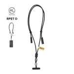 Lanyard com função de carga, transmissão de dados e porta-telemóvel