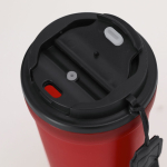 Copo com acabamento frost e tampa hermética com doseador 400 ml quarta vista
