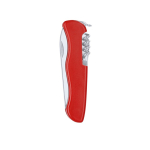 Clássico canivete multiusos de aço inoxidável com 5 funções cor vermelho primeira vista