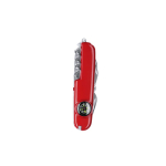 Clássico canivete multiusos de aço inoxidável com 10 funções cor vermelho primeira vista