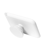 Porta-cartões para telemóvel, suporte e fixação amovível e ajustável cor branco primeira vista