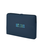 Clássica bolsa para portátil acolchoada feita de PU até 15'' vista principal