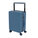 Trolley de cobertura dura com porta-copos e suporte para tablet cor azul terceira vista