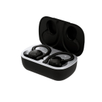 Auriculares ergonómicos supra-auriculares cor preto