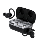 Auriculares ergonómicos supra-auriculares cor preto segunda vista