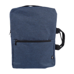 Mochila para portátil e ideal para viagens de poliéster reciclado 15'' cor azul primeira vista