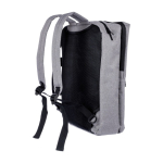 Mochila para portátil e ideal para viagens de poliéster reciclado 15'' cor cinzento-claro segunda vista