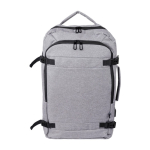 Mochila para portátil antirroubo de poliéster com porta USB-A 17'' cor cinzento-claro primeira vista