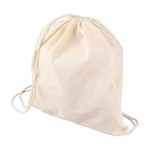 Mochila de cordão de algodão natural Oeko-Tex® 150 g/m2 primeira vista