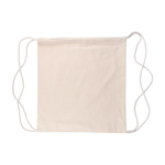 Mochila de cordão de algodão natural Oeko-Tex® 150 g/m2 segunda vista