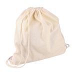 Mochila de cordão de algodão natural Oeko-Tex® 150 g/m2 terceira vista