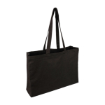Saco de compras de algodão com fole Oeko-Tex® 280 g/m2 segunda vista