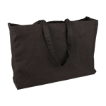 Saco de compras de algodão com fole Oeko-Tex® 280 g/m2 terceira vista