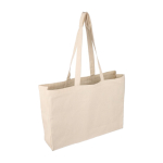 Saco de compras de algodão natural Oeko-Tex® 220 g/m2 segunda vista