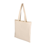 Saco de compras de algodão natural Oeko-Tex® 180 g/m2 primeira vista