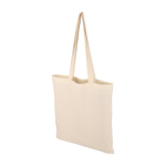 Saco de compras de algodão natural Oeko-Tex® 140 g/m2 terceira vista