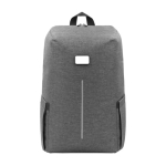 Mochila para portátil de poliéster reciclado hidrorrepelente 16'' cor cinzento primeira vista