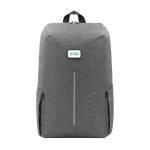 Mochila para portátil de poliéster reciclado hidrorrepelente 16'' cor cinzento vista principal