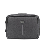 Mochila com possibilidade de transformar em pasta de portátil 16'' cor cinzento vista principal