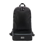 Mochila de poliéster reciclado hidrorrepelente BrandCharger cor preto primeira vista