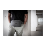 Bolsa de cintura com bolsos inteligentes e proteção RFID décima segunda vista