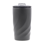 Copo térmico de aço inoxidável com interior de cerâmica 400 ml cor grafite primeira vista