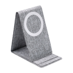 Suporte de rPET para telemóvel, carregador para telemóvel BrandCharger cor cinzento primeira vista