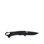 Canivete de bolso em aço inoxidável com fecho de segurança cor preto vista principal