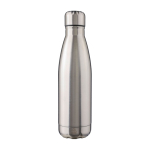 Garrafa de aço inoxidável com tampa de rosca prateada 650 ml cor prateado primeira vista