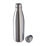 Garrafa de aço inoxidável com tampa de rosca prateada 650 ml nona vista