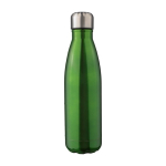Garrafa de aço inoxidável reciclado de parede dupla 500 ml cor verde primeira vista