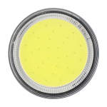 Lanterna circular com íman com 3 modos de luz e recarregável cor cinzento primeira vista