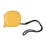 Fita métrica em várias cores, tira para pulso e botão de bloqueio 3 m cor amarelo primeira vista