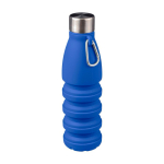 Garrafa de silicone dobrável com tampa de aço e mosquetão 550ml quinta vista