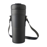 Garrafa térmica de aço inoxidável com capa e alça 730ml primeira vista
