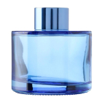 Ambientador de vidro de diferentes aromas com 6 varetas de cana 100 ml cor azul ultramarino primeira vista
