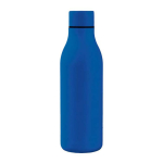 Garrafa de aço inoxidável de parede dupla com tampa a condizer 500 ml cor azul primeira vista