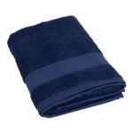 Toalha de banho 100 x 50 cm, 100% de algodão OEKO TEX 350 g/m2 cor azul primeira vista