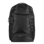 Mochila para portátil de PU com compartimento para calçado 15'' cor preto primeira vista