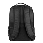Mochila para portátil de PU com compartimento para calçado 15'' cor preto quinta vista