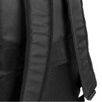 Mochila para portátil de PU com compartimento para calçado 15'' cor preto sexta vista