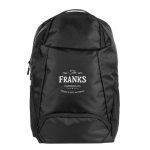Mochila para portátil de PU com compartimento para calçado 15'' cor preto vista detalhe