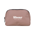 Bolsa tiracolo de couro sintético com um bolso exterior no verso cor castanho quarta vista
