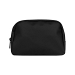 Bolsa tiracolo de couro sintético com um bolso exterior no verso cor preto primeira vista