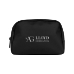 Bolsa tiracolo de couro sintético com um bolso exterior no verso cor preto quarta vista