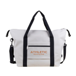 Saco de couro sintético para viagem com manga para trolley cor natural quinta vista