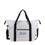 Saco de couro sintético para viagem com manga para trolley cor natural vista principal
