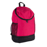Mochila de poliéster para desporto com compartimento para calçado cor vermelho segunda vista