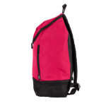 Mochila de poliéster para desporto com compartimento para calçado cor vermelho quarta vista